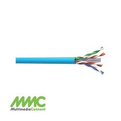 MMC l CABLE U/UTP 4P CAT6 250MHz LSZH BLUE 305M REEL IN  BOX 1G 23AWG , NEDERLANDS  