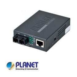 Planet | 10/100Base-TX to 100Base-FX (SC) Bridge Media Converter, LFPT Supported