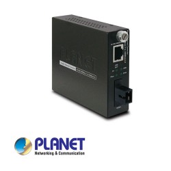 Planet | 10/100/1000Base-T to WDM  Bi-directional Smart Fiber Converter - 1310nm - 15KM