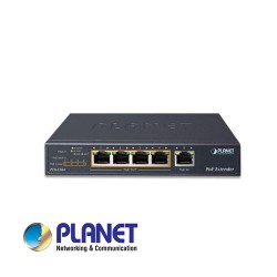 Planet | 1-Port 60W Ultra PoE to 4-Port 802.3af/at Gigabit PoE Extender