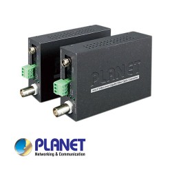 Planet | 1-Channel 4-in-1 Video over Gigabit Fiber(ST) converter up to 20KM, a pair include Tx & Rx in package (TVI/CVI/AHD/CVBS)