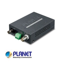 Planet | 1-Channel 4-in-1 Video over Gigabit Fiber(SC WDM) converter up to 20KM, a pair include Tx & Rx in package (TVI/CVI/AHD/CVBS)