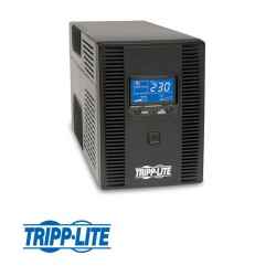 Tripp Lite | 1500VA Smart line interactive Tower  UPS with Liquid Crystal Display.   Comm. Ports:  USB interface and  TEL/DSL/ethernet line surge  suppression.  C14 inlet and (8) C13 outlets. 
