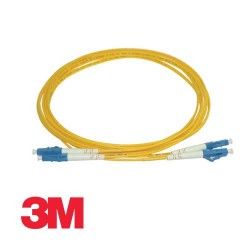 3M | LC-LC Patchcord Duplex Single-Mode 9/125µ, .3m 